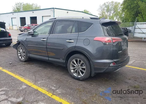 2017 Toyota Rav4 Hybrid Limited из США, поврежденный, VIN JTMDJREV0HD077995